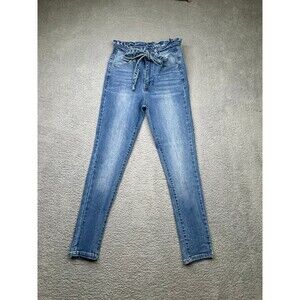 Black Label by C’est Toi paper bag high rise skinny jeans size 3/25